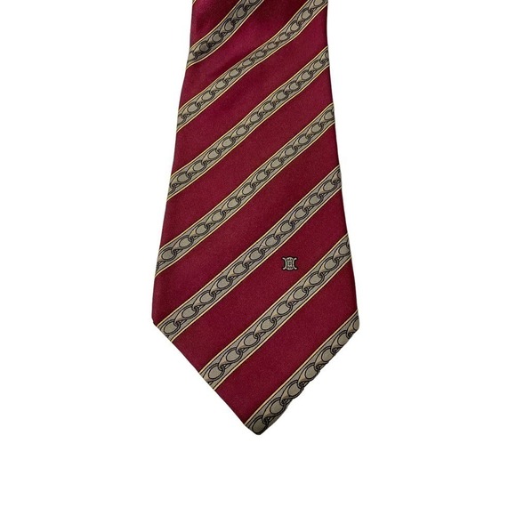 Celine Paris Men's 100% Silk Tie - Picture 10 of 11